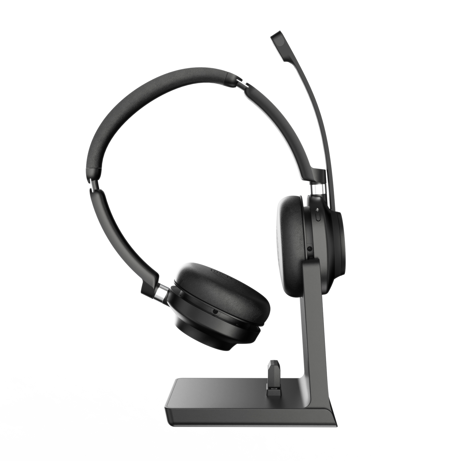 Rownfusny R02-P Wireless Headset Bluetooth Noise Cancelling Mic USB Dongle Computer Call Center