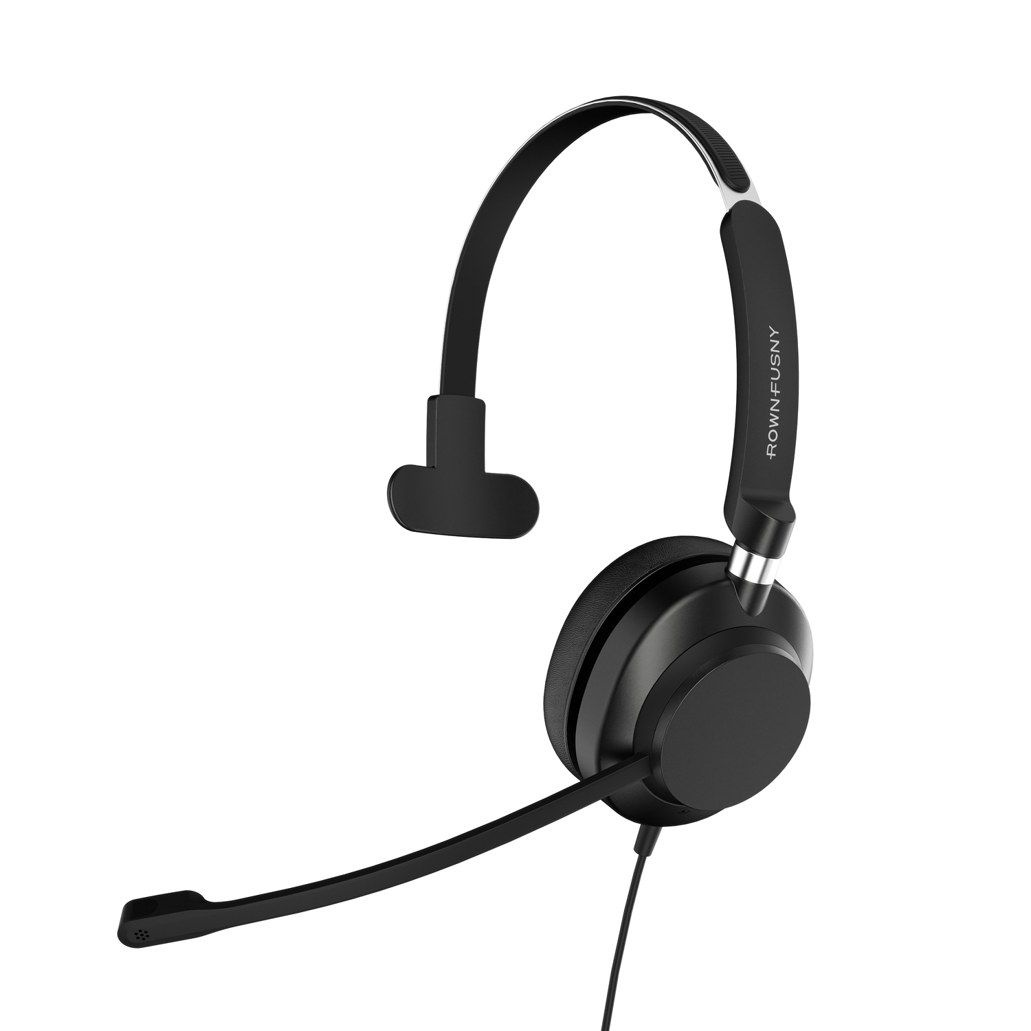 Rownfusny R01S Noise Cancelling USB-C Headset for PC Laptop Teams Zoom Call Centers