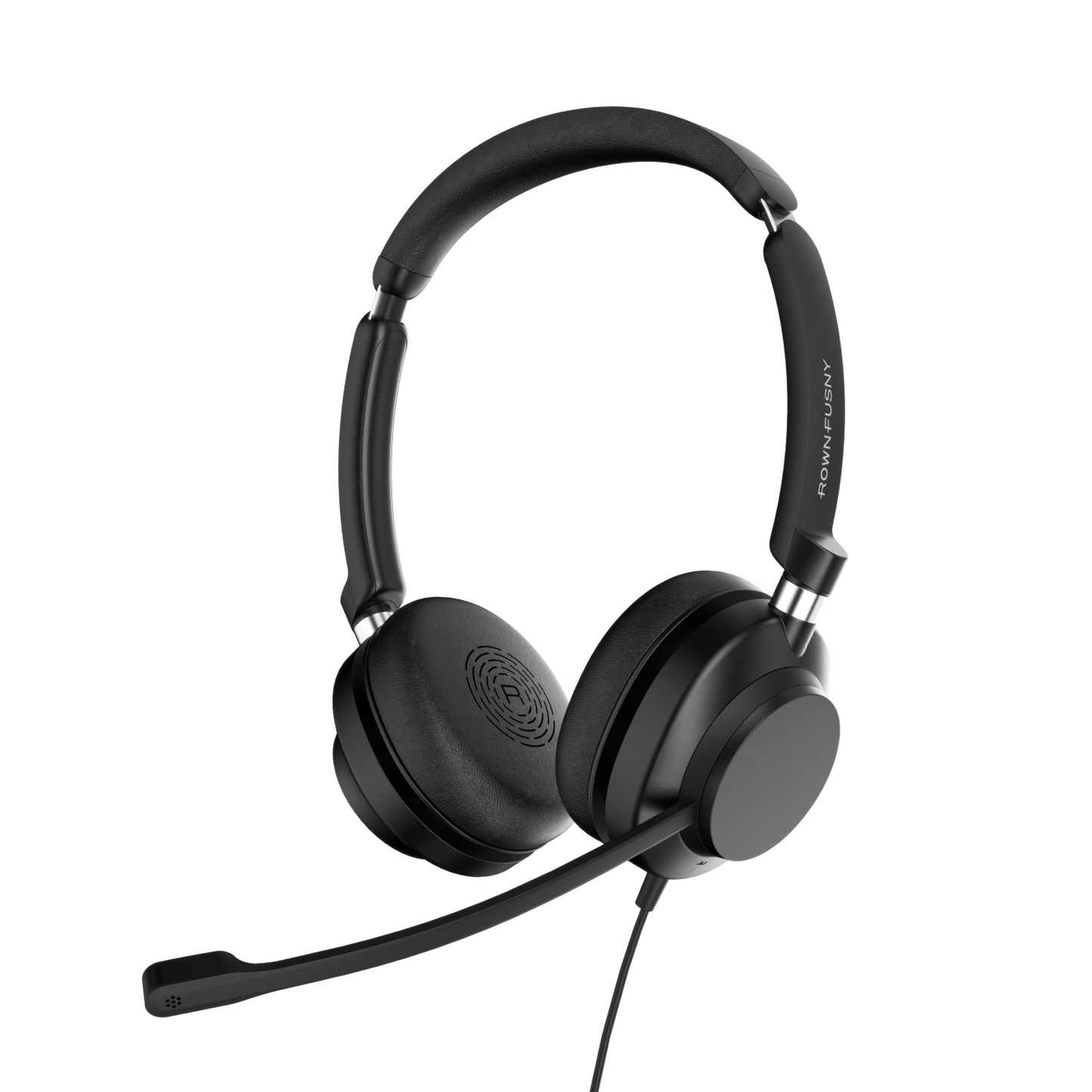Rownfusny R01 USB Headset Noise Cancelling Mic for PC Laptop Zoom Teams Call Center