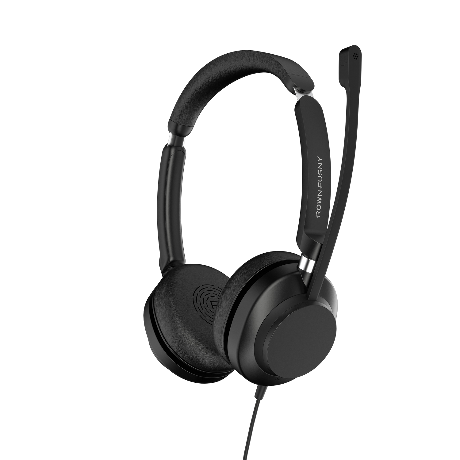 Rownfusny R01 USB Headset Noise Cancelling Mic for PC Laptop Zoom Teams Call Center