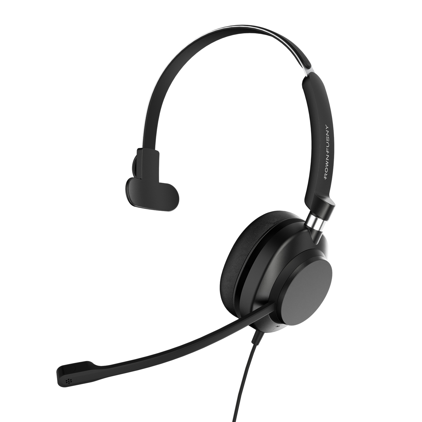 Rownfusny R01S Noise Cancelling USB Headset for PC Laptop Teams Zoom Call Centers