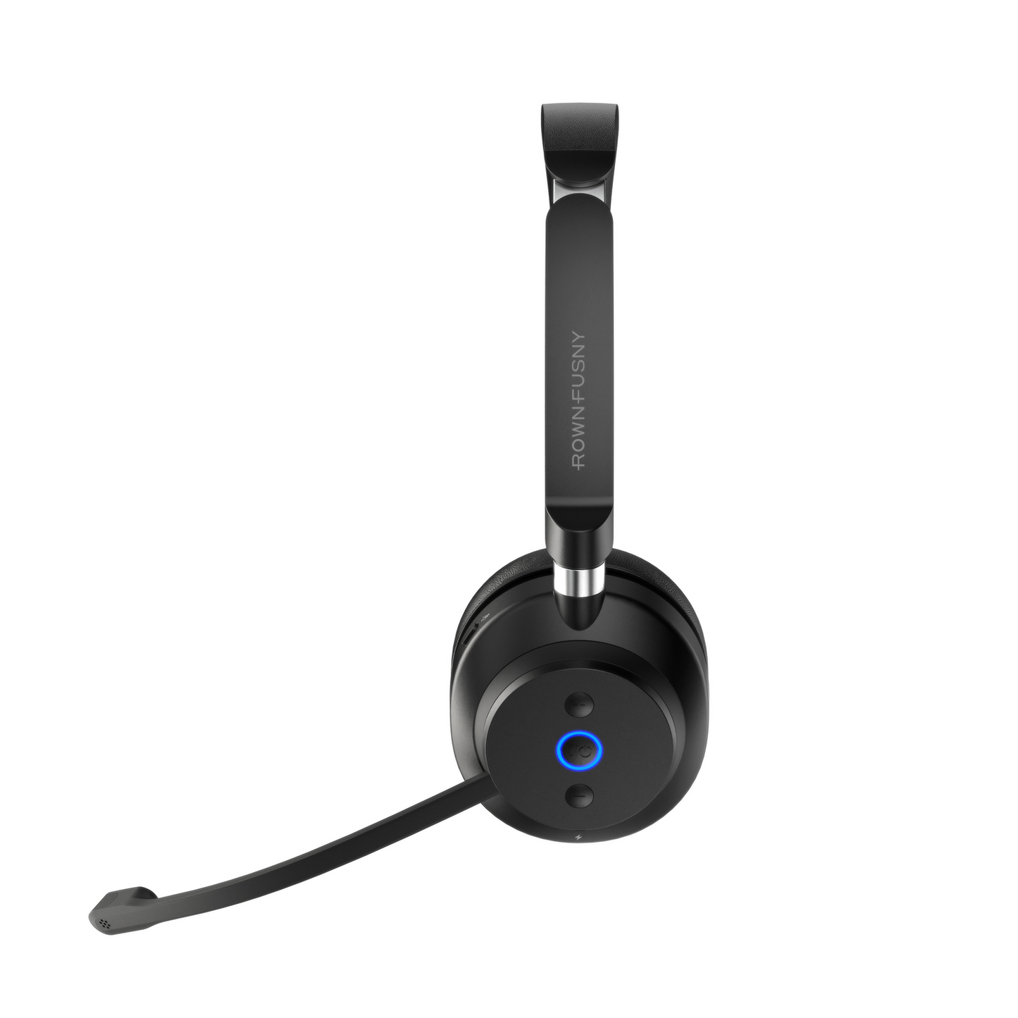 Rownfusny R02-P Wireless Headset Bluetooth Noise Cancelling Mic USB Dongle Computer Call Center