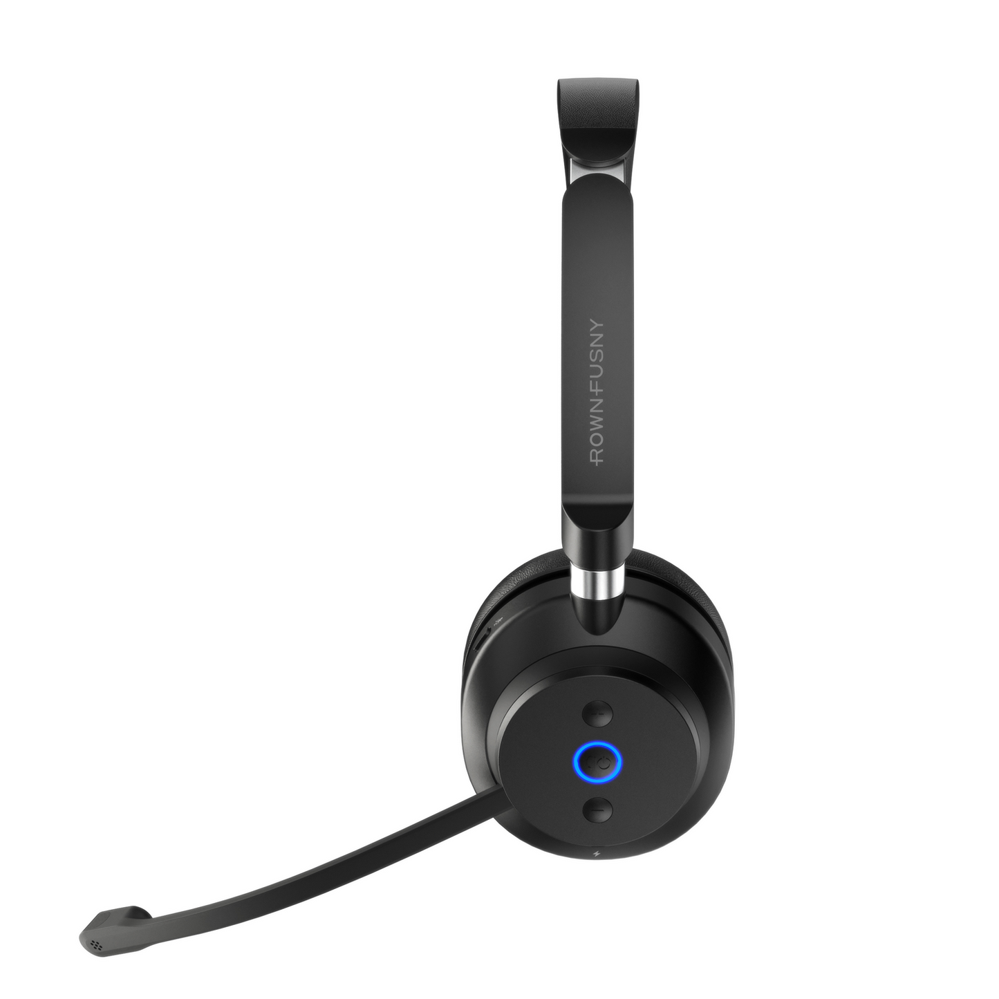 Rownfusny R02-W Wireless Headset: Bluetooth & 2.4G USB, Noise-Cancelling Mic for PC/Laptop/Calls