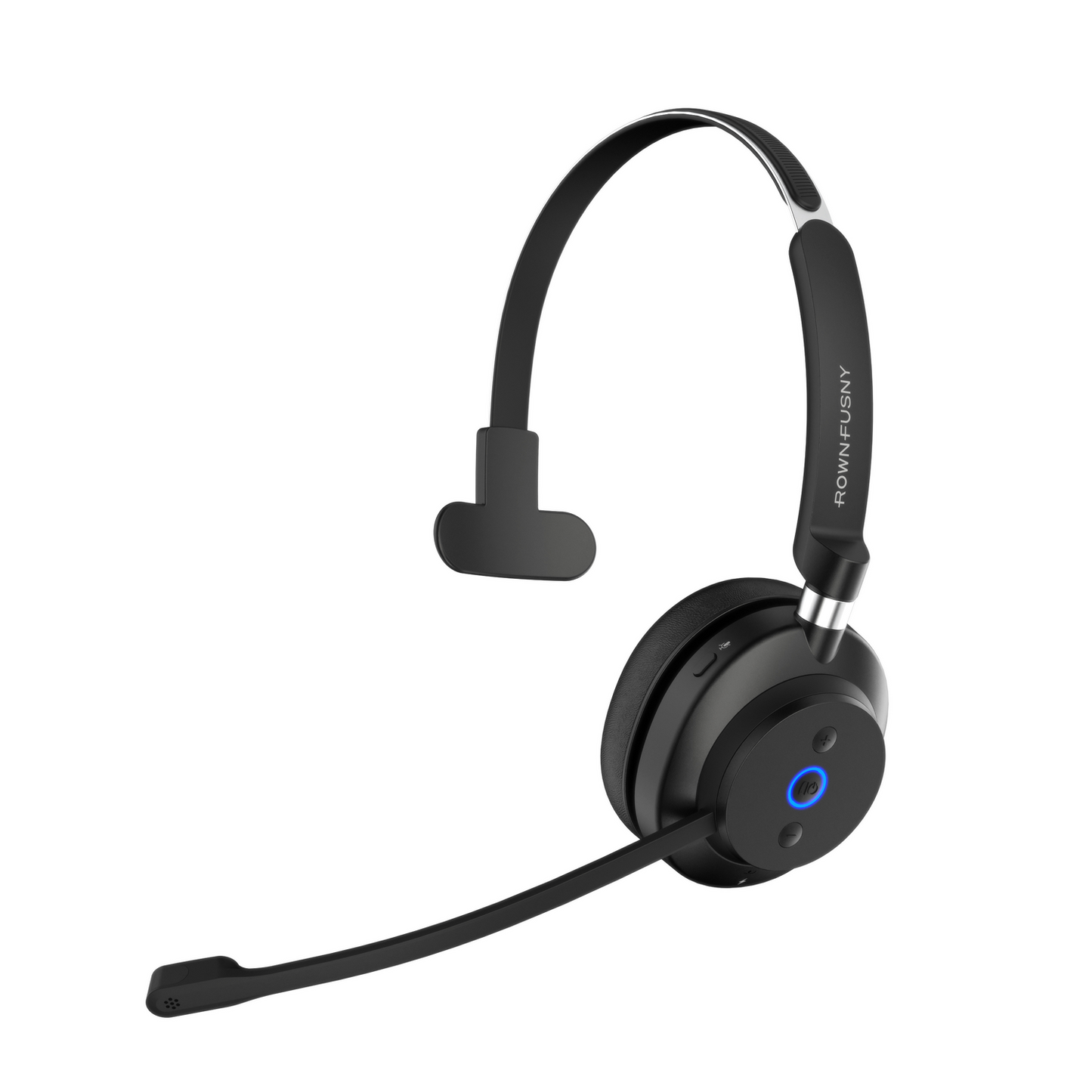 Rownfusny R03 Wireless Headset: 2.4G & BT 5.3 for PC, Office, Call Center, Online Class