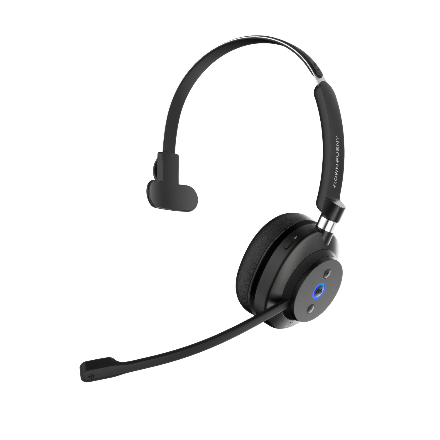 Rownfusny R03 Wireless Headset: 2.4G & BT 5.3 for PC, Office, Call Center, Online Class