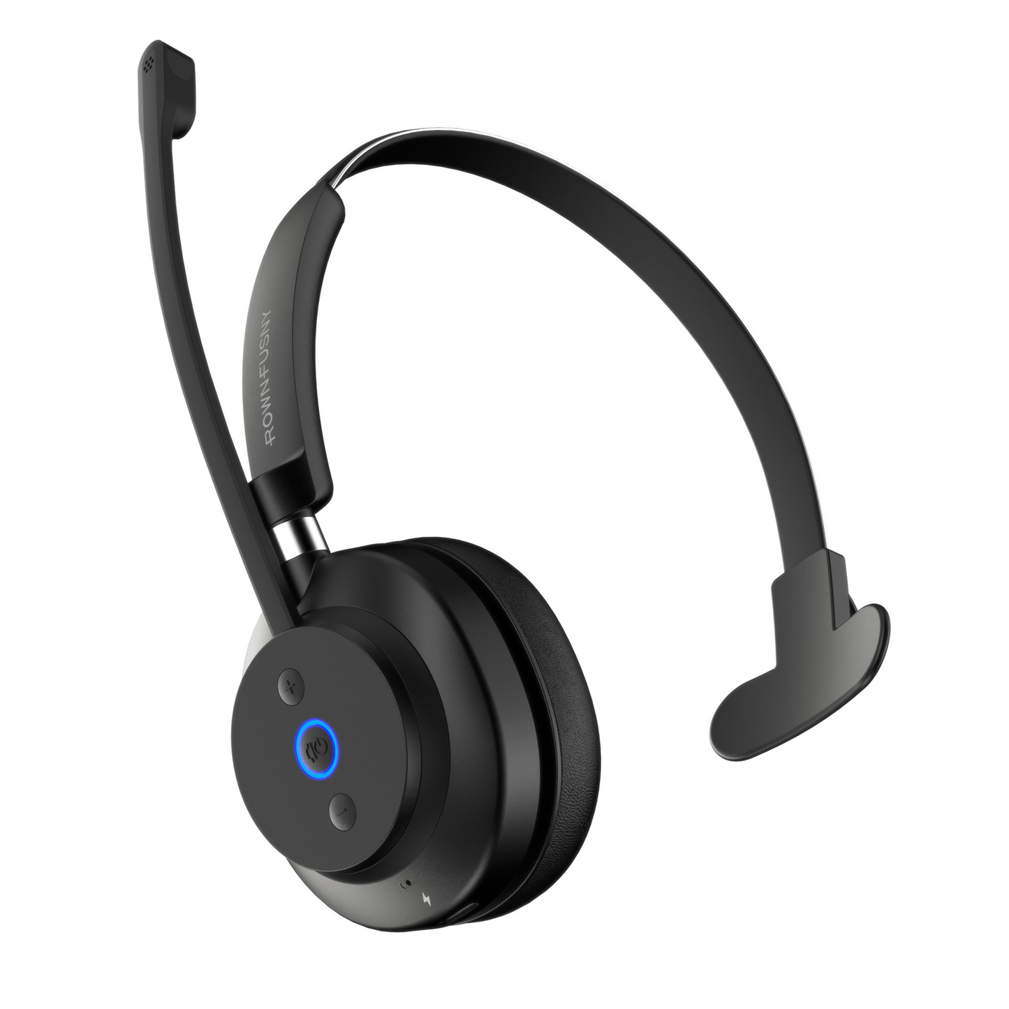 Rownfusny R03 Wireless Headset: 2.4G & BT 5.3 for PC, Office, Call Center, Online Class