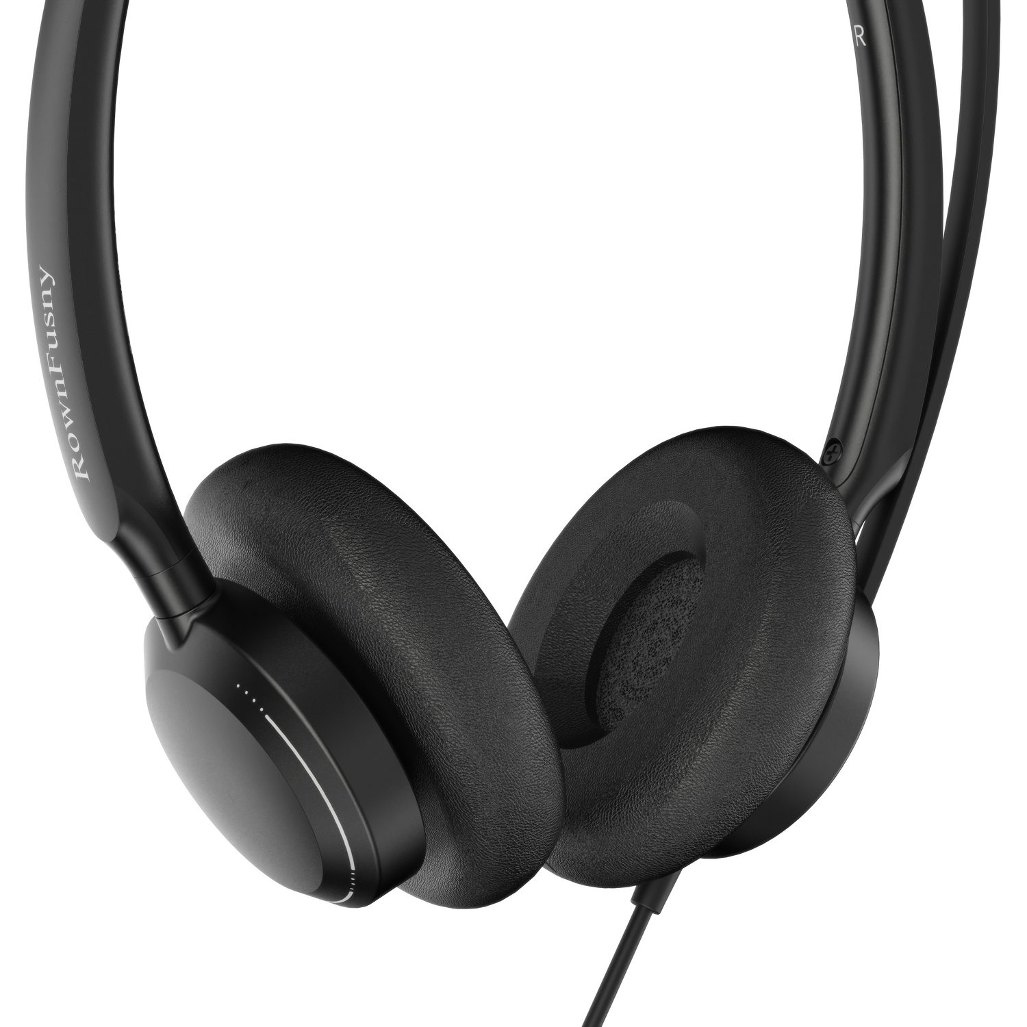 Rownfusny R06 USB Headset: Wired PC Headphone w/Noise Cancelling Mic, Teams & IP Phone Ready